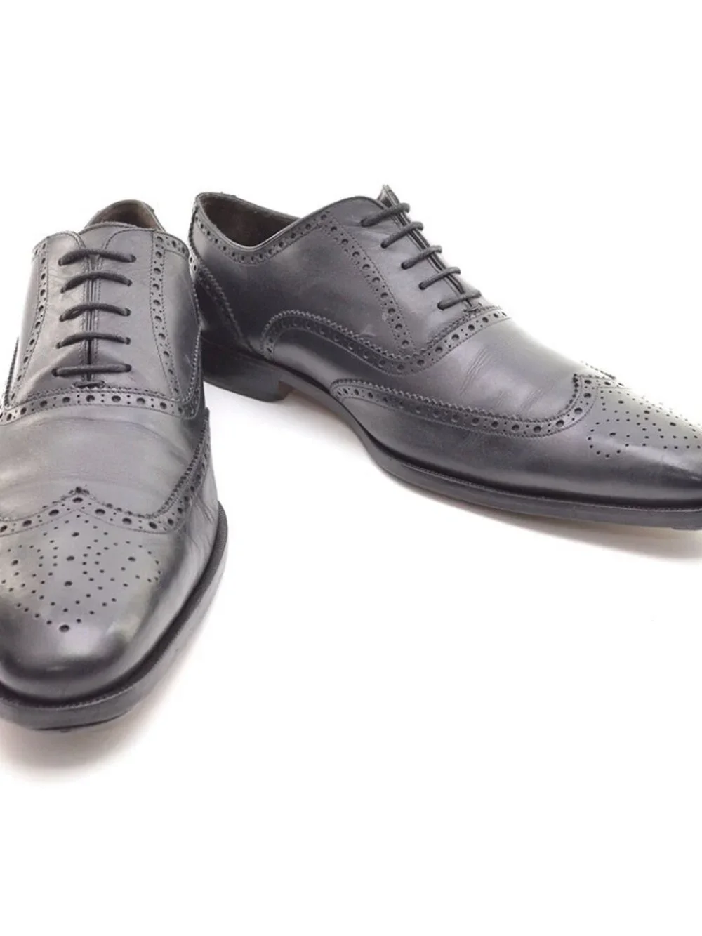 Men To Boot New York Duke Brogue Wingtip Oxfords 13 M